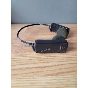 Toshiba RP-2038 Collapsible Headphones Dynamic Power Light Weight AM/FM Stereo